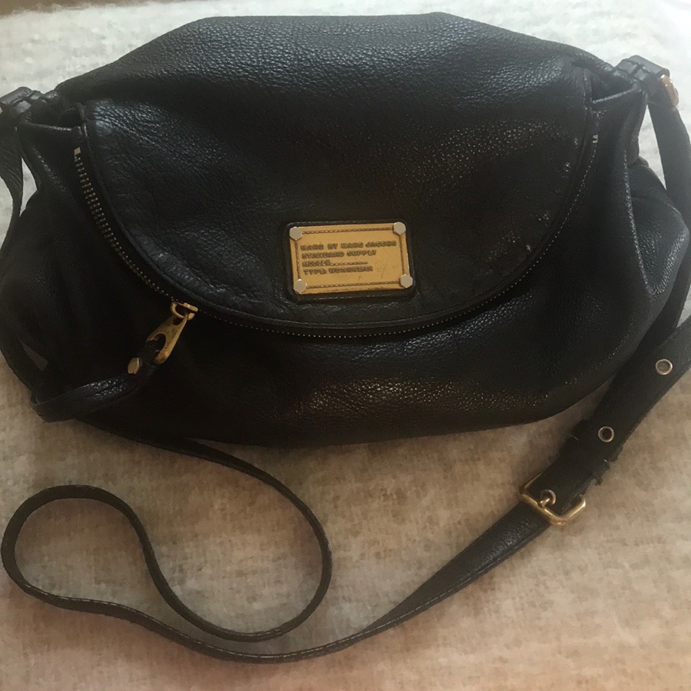 Marc By Marc black leather bag